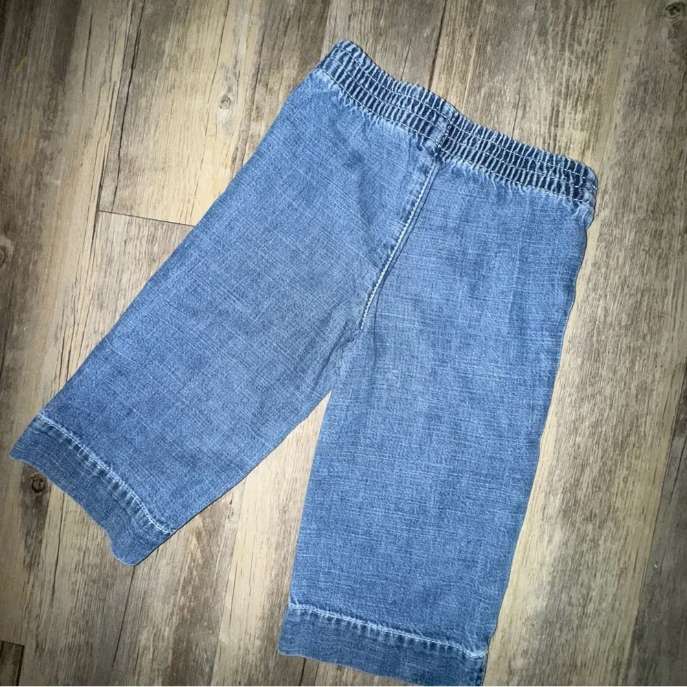 Vintage Ralph Lauren Kids Light Blue Denim Capris
